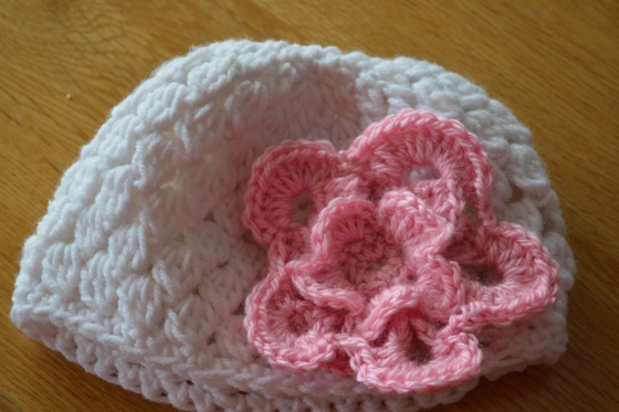 My first attempt at crochet flower!
